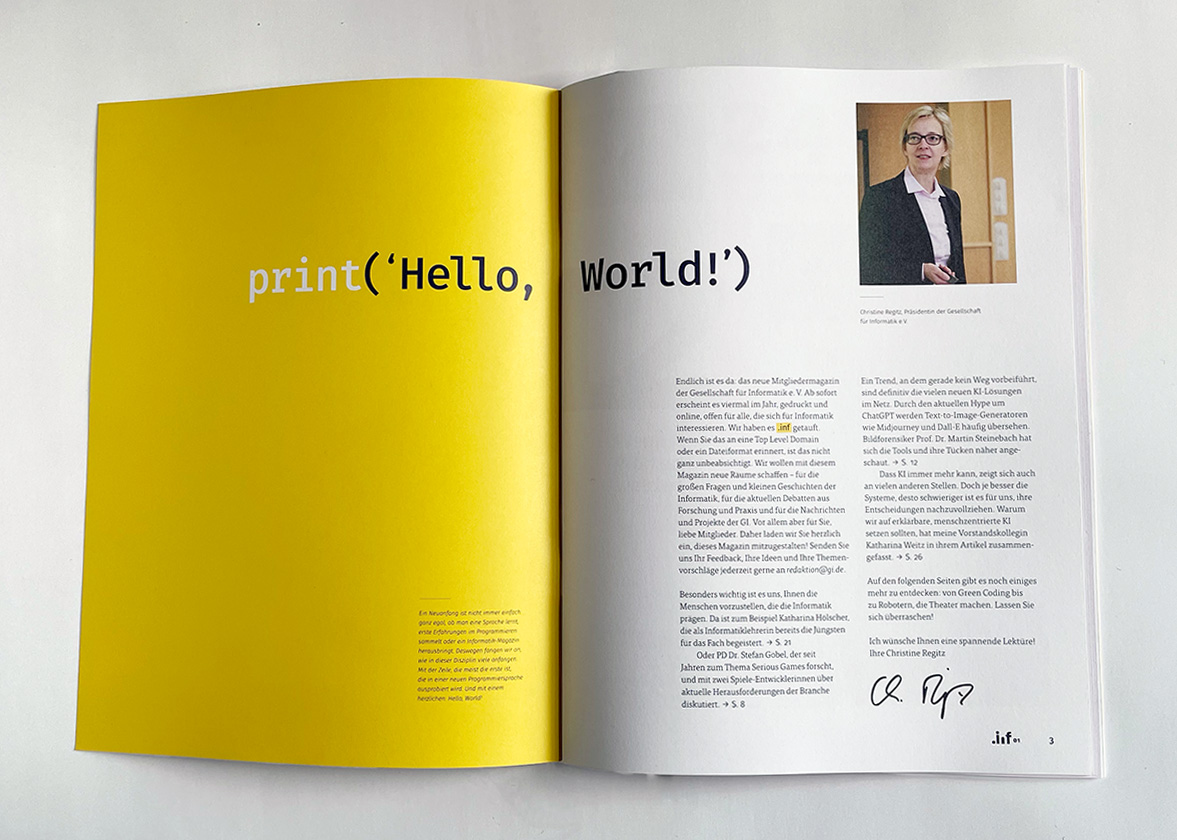 Das Mitgliedermagazin der Gesellschaft für Informatik e. V.